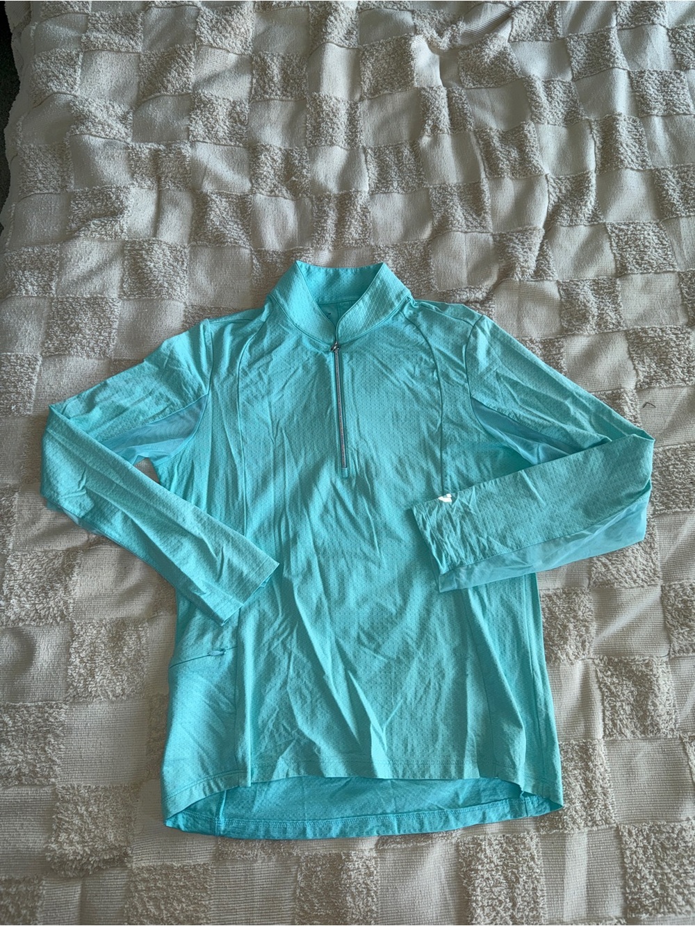 IBKUL athletic 1/4 zip long-sleeve pullover with mesh underarms
 size M